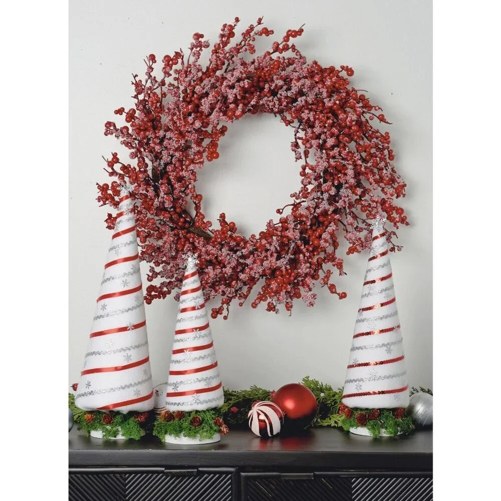 Simplicity Sewing Pattern 9668 11655 Christmas Tree Skirt‎ Stocking Wreath